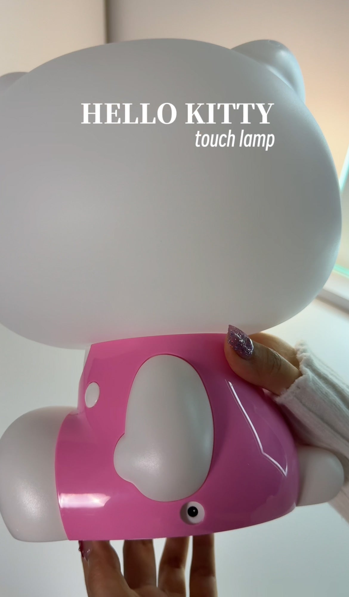 Hello Kitty Night Light Touch Bedside Lamp | Bedroom Eye Sleep Light LED Lamps Perfect Gift