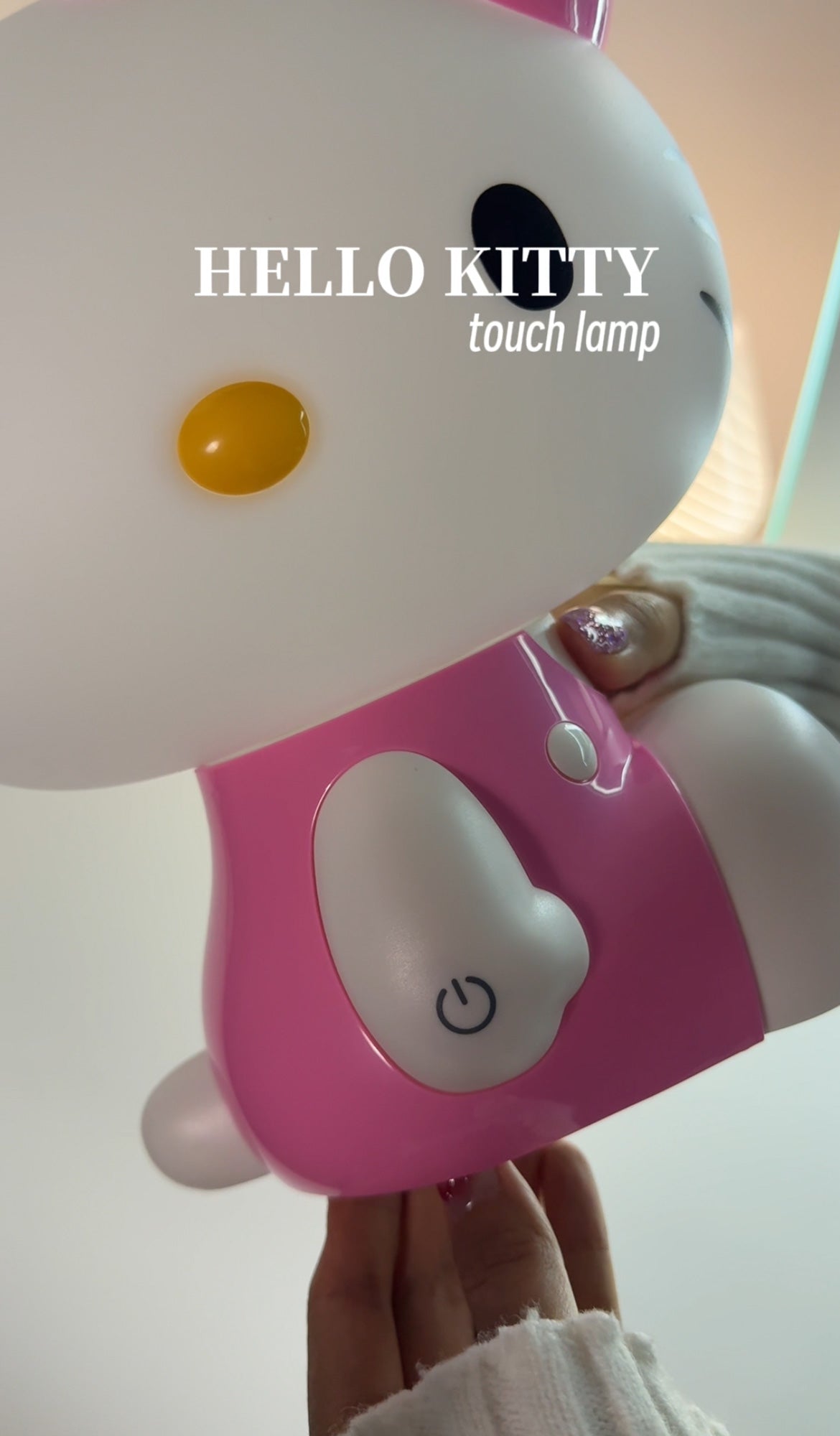 Hello Kitty Night Light Touch Bedside Lamp | Bedroom Eye Sleep Light LED Lamps Perfect Gift
