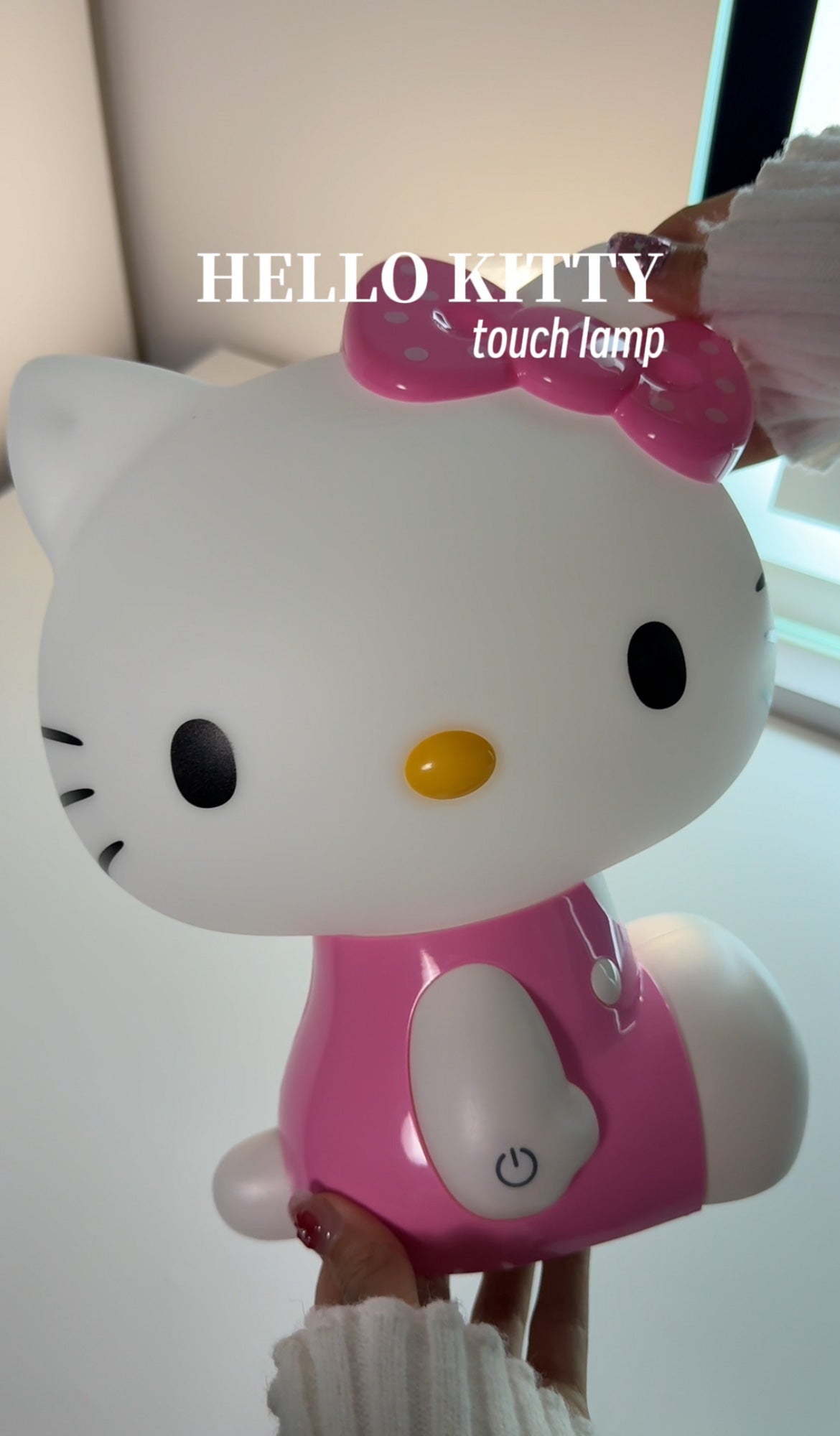 Hello Kitty Night Light Touch Bedside Lamp | Bedroom Eye Sleep Light LED Lamps Perfect Gift