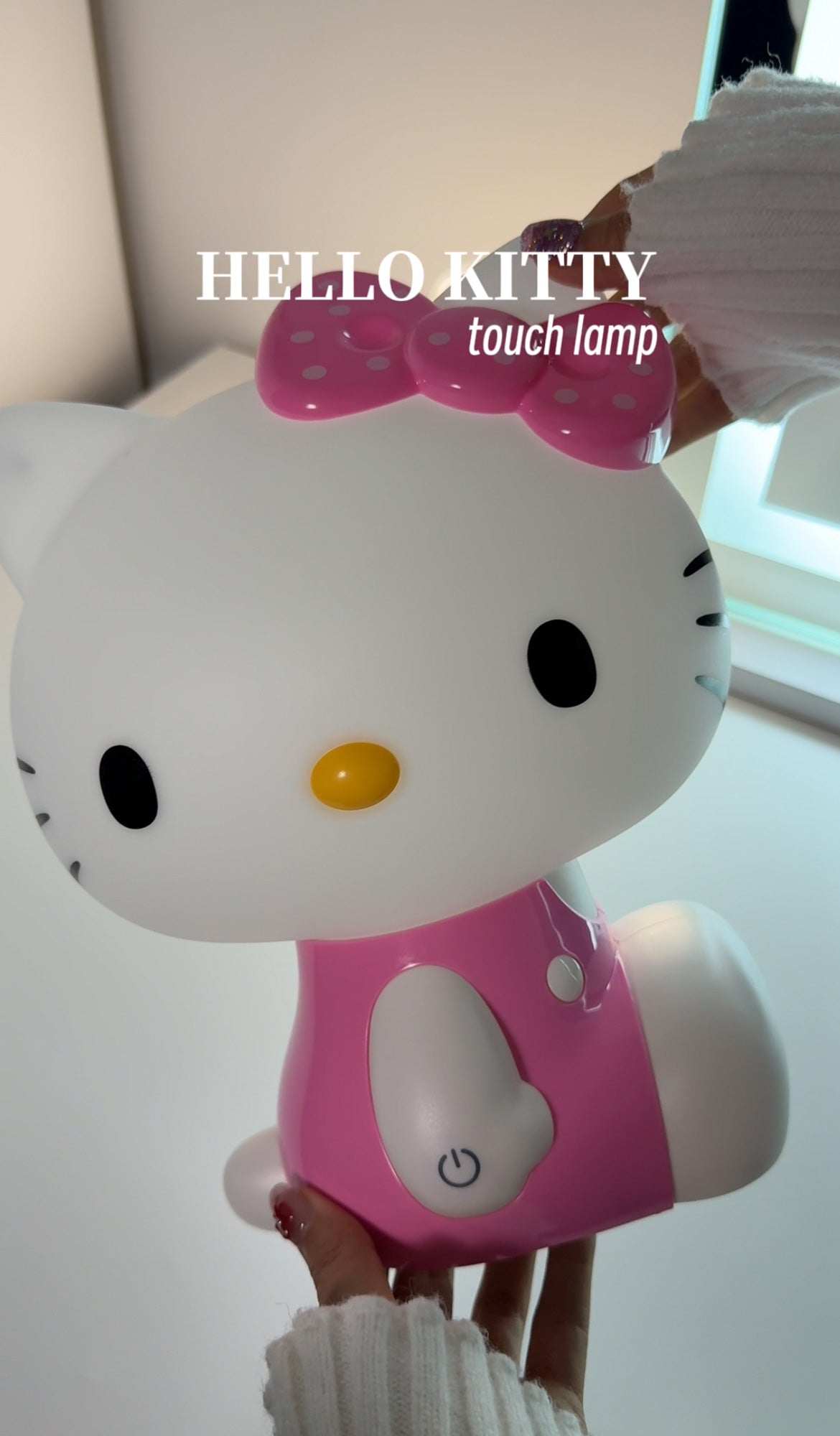 Hello Kitty Night Light Touch Bedside Lamp | Bedroom Eye Sleep Light LED Lamps Perfect Gift