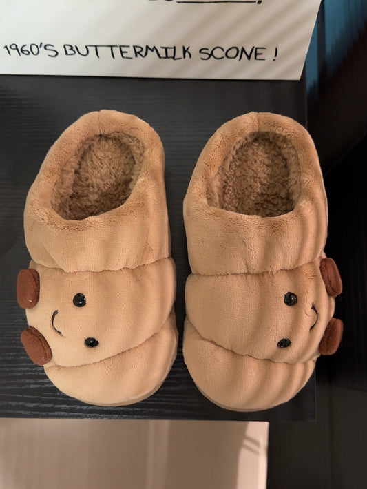 Fluffy Fuzzy Scuff Slippers Soft Comfy Memory Foam Non-slip Indoor House Shoes