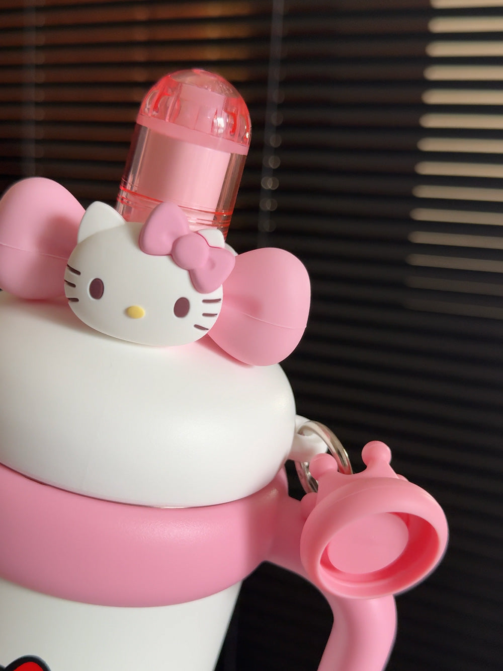 Hello Kitty thermos | Cute coffee and water bottle with a straw 960ml