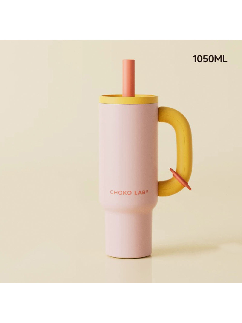 Big Straw Thermos |Car Ice Cup|Ceramic liner (does not include Hello Kitty stickers or accessories)