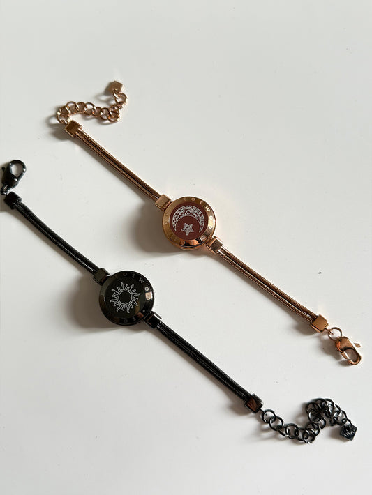 Sun & Moon Touch Bracelets| smart jewelry