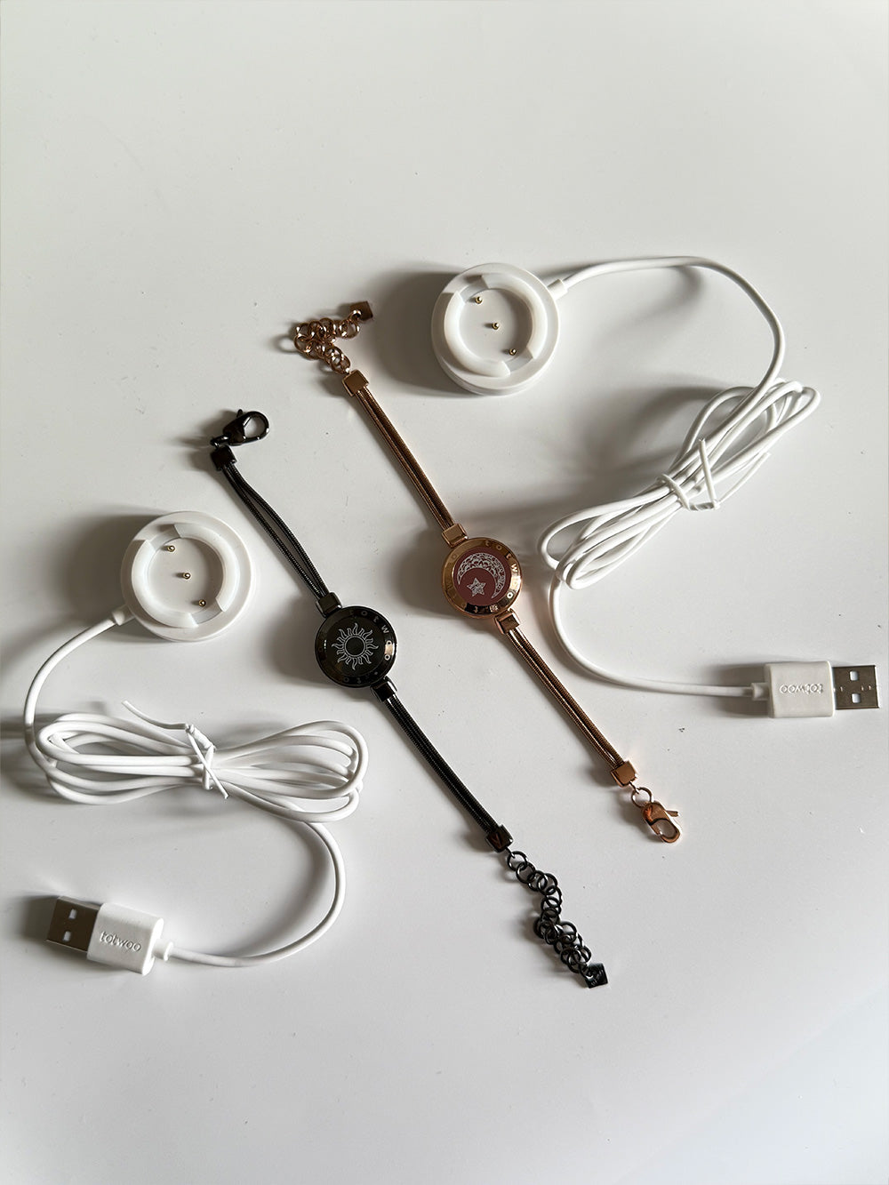 Sun & Moon Touch Bracelets| smart jewelry