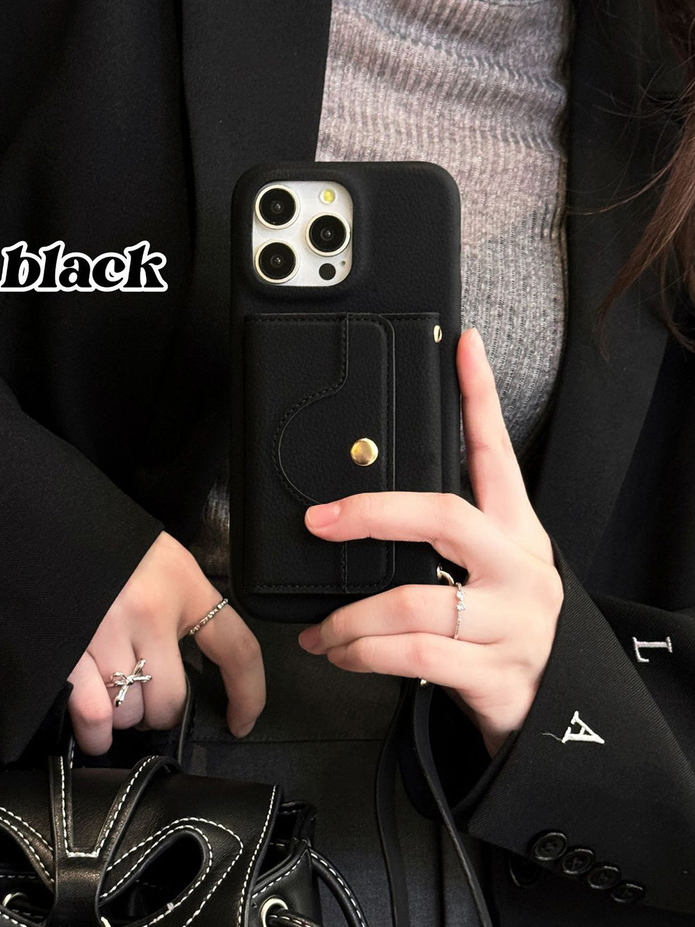 X series Phone case 1022 | Accordion card holder (subject to the video)