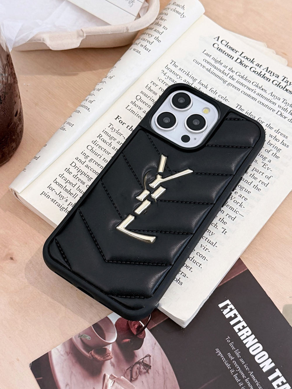 Y series Phone case 1029 | white/black/pink (subject to the video)