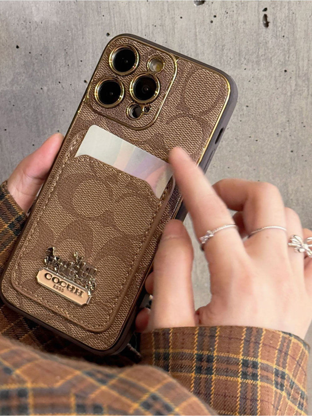 C series Phone case 1036 | with card holder (subject to the video)