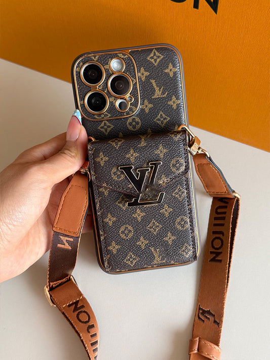 L series Phone case 1040-2| with card holder (subject to the video)