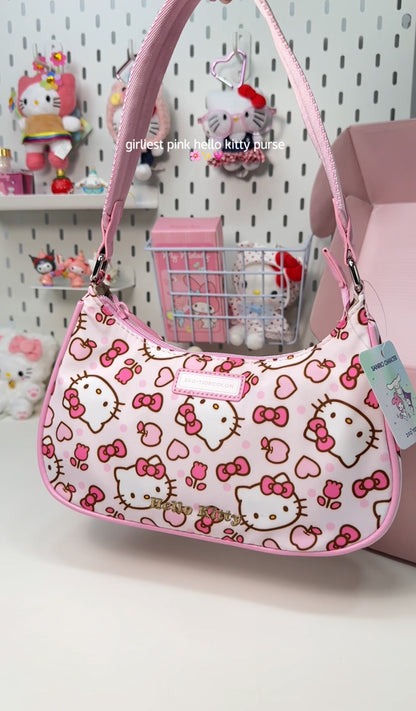 Sanrio Y2K Nylon Shoulder Bag With Gift Box | Cute Shoulder Bags for Women
