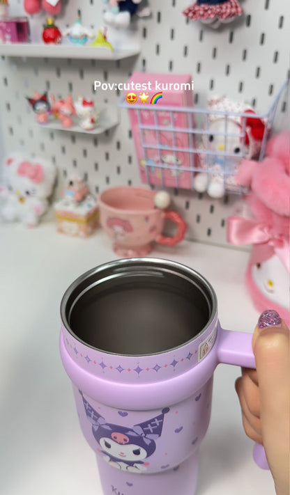 Sanrio kuromi 700ml Jumbo Joy Tumbler with Handle Stainless Steel Insulated Cup