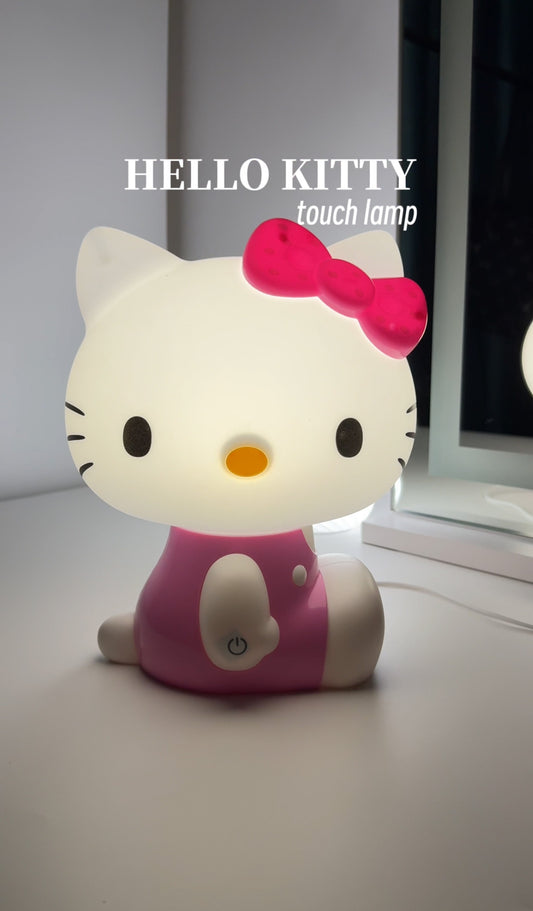 Hello Kitty Night Light Touch Bedside Lamp | Bedroom Eye Sleep Light LED Lamps Perfect Gift