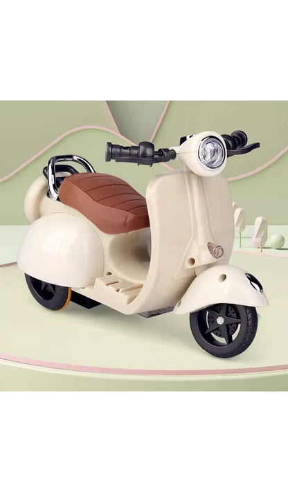 Labubu Mini Toy – Electric Bike Doll Motorcycle for Creative Play(No Battery)