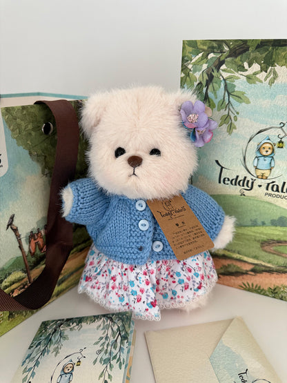 Lina Bear Character Bear | Story Bear 'Nezabudka Forget Me Not' With Outfit (20cm)