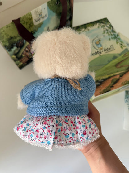 Lina Bear Character Bear | Story Bear 'Nezabudka Forget Me Not' With Outfit (20cm)