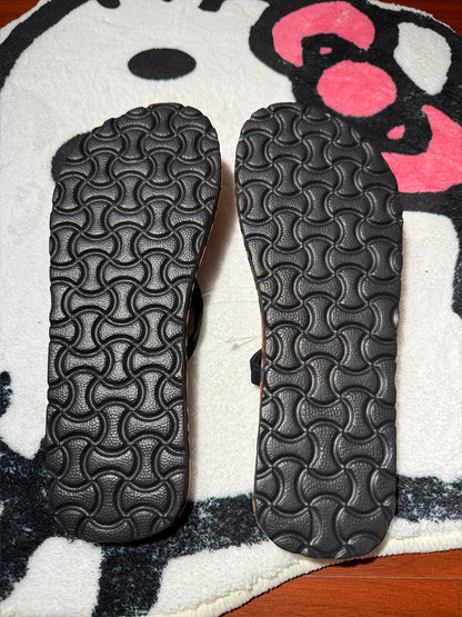 Hello Kitty Cheetah Flip Flops