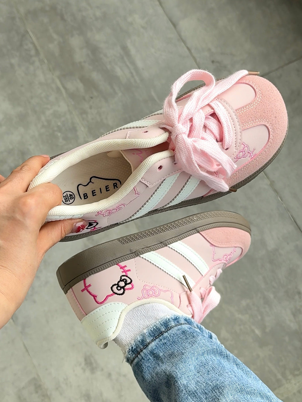 Pink Hello Kitty Sneakers