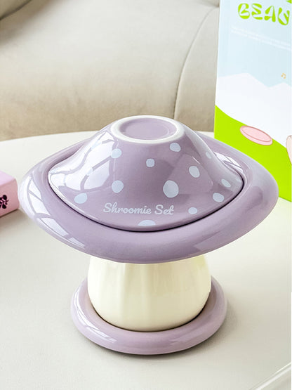 Mushroom-shaped cutlery set |Single-serving gift box |Birthday gift for girls