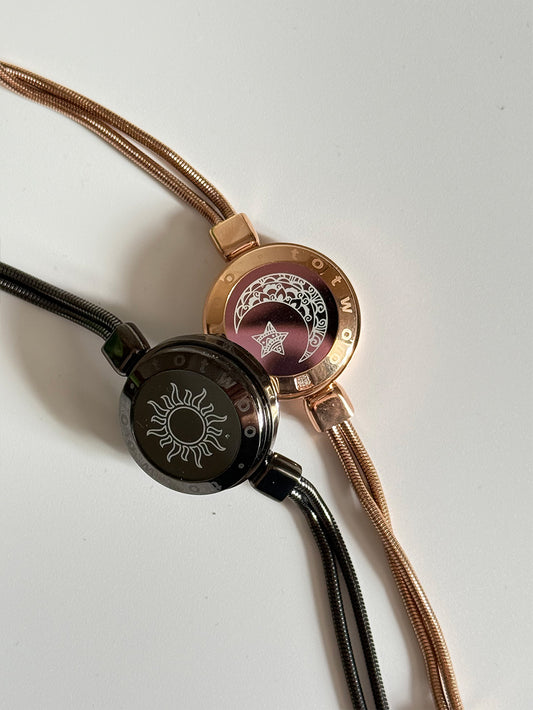 Sun & Moon Touch Bracelets| smart jewelry