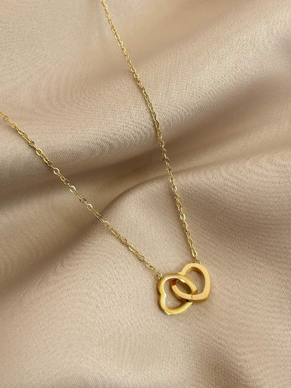 Heart to Heart Interlocking Necklace