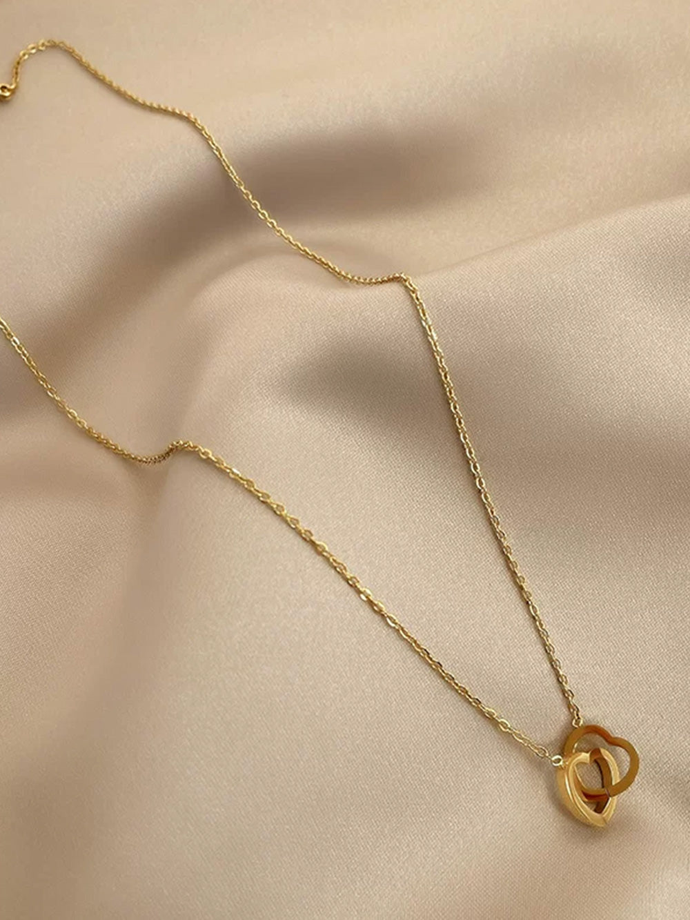 Heart to Heart Interlocking Necklace