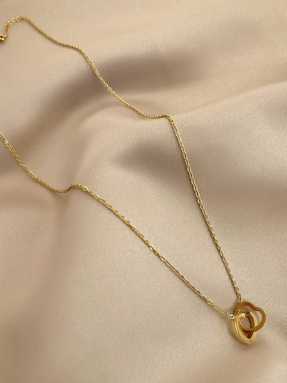 Heart to Heart Interlocking Necklace