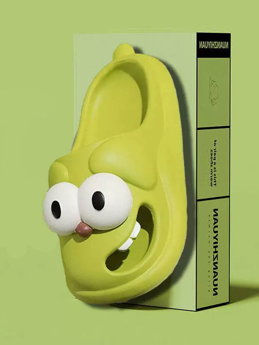 Big-eyed dog slippers, indoor thick-soled non-slip sandals