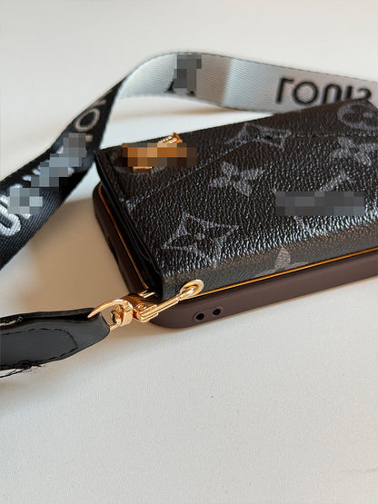 Black iPhone Case 2001 | Accordion card holder (subject to the video)