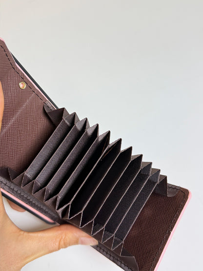 Pink iPhone case 2006 | Accordion card holder (subject to the video)