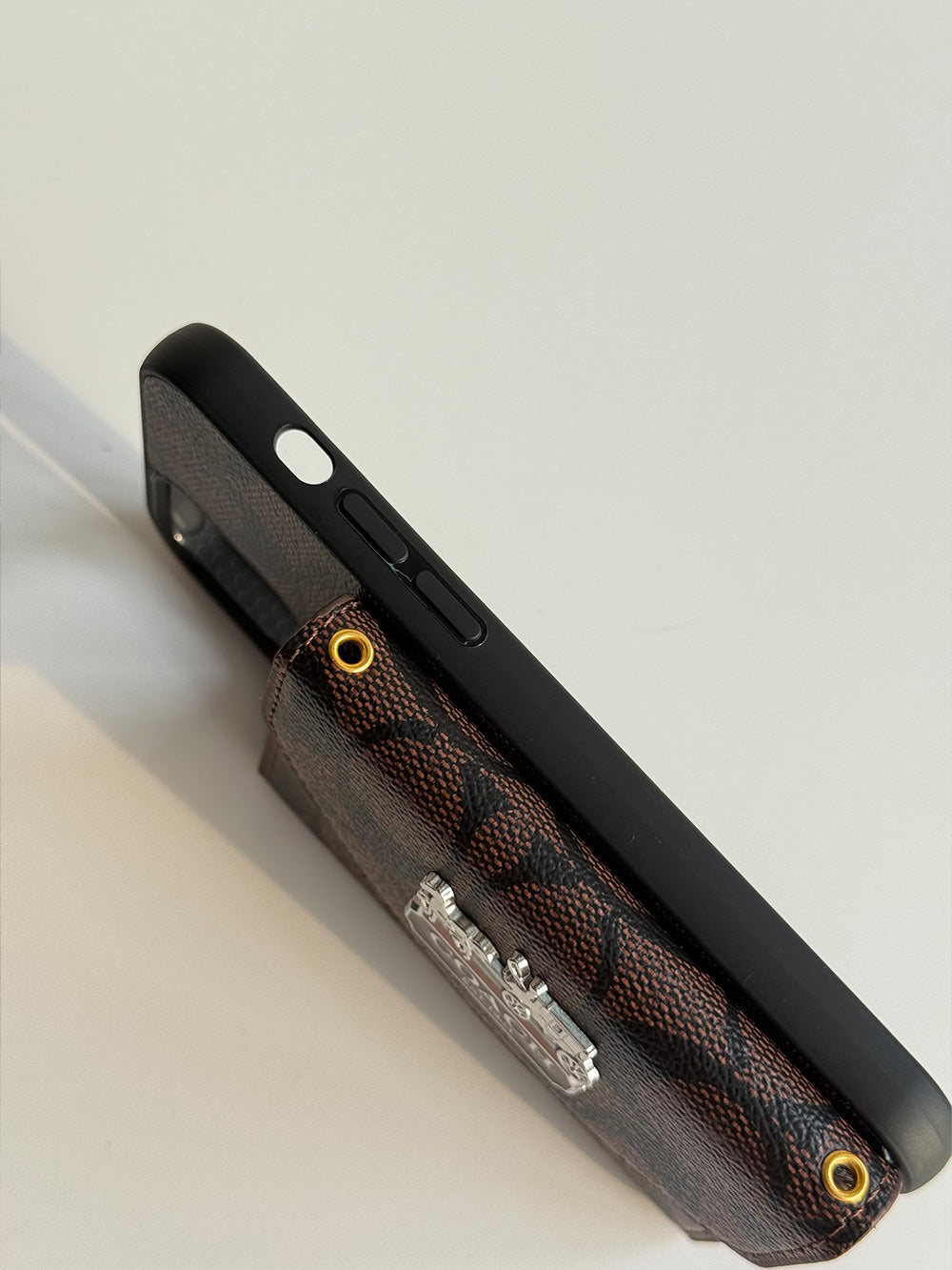 C series Phone case 1004 Brown | Accordion card holder (subject to the video)