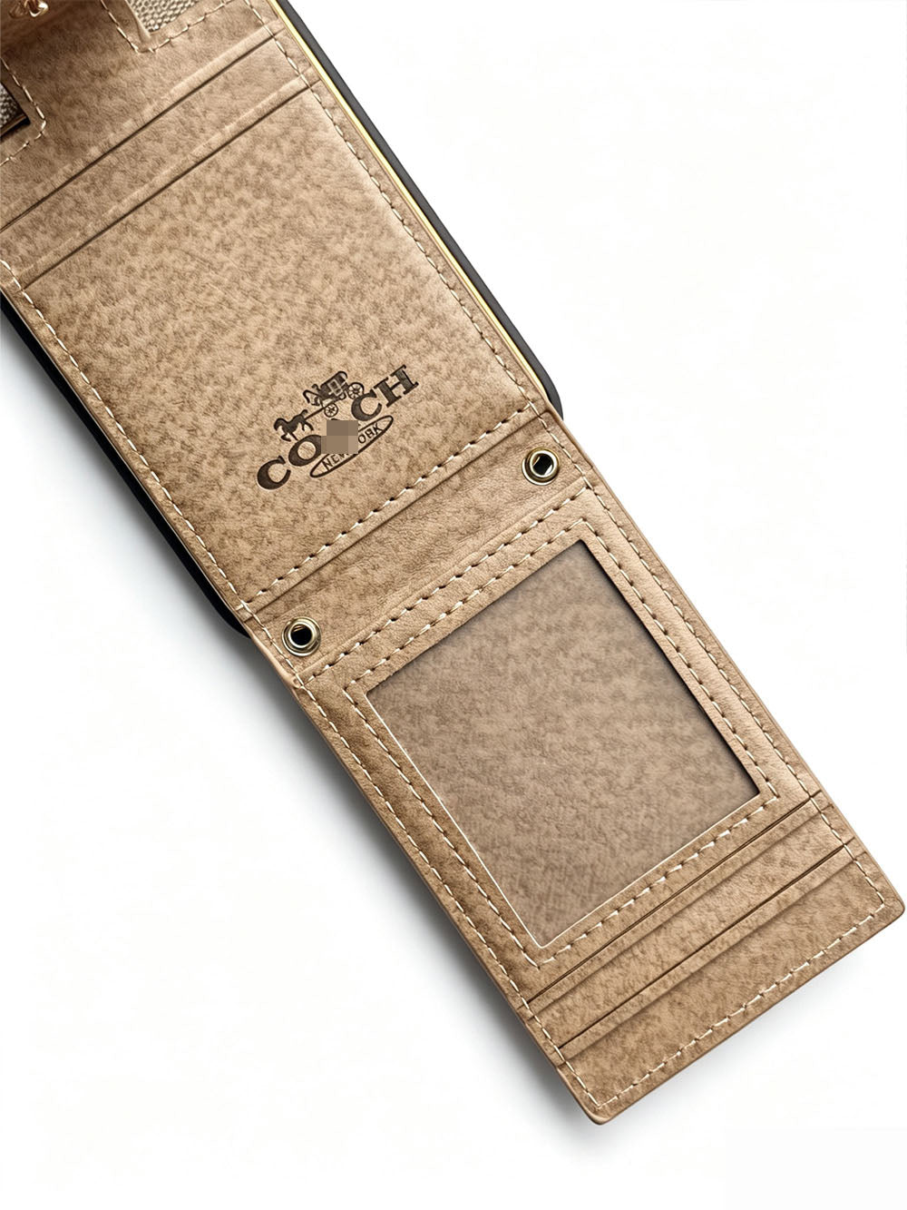 C series Phone case 1003 Beige| Accordion card holder (subject to the video)