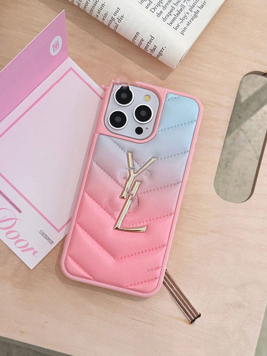 Y series Phone case 1029 | white/black/pink (subject to the video)