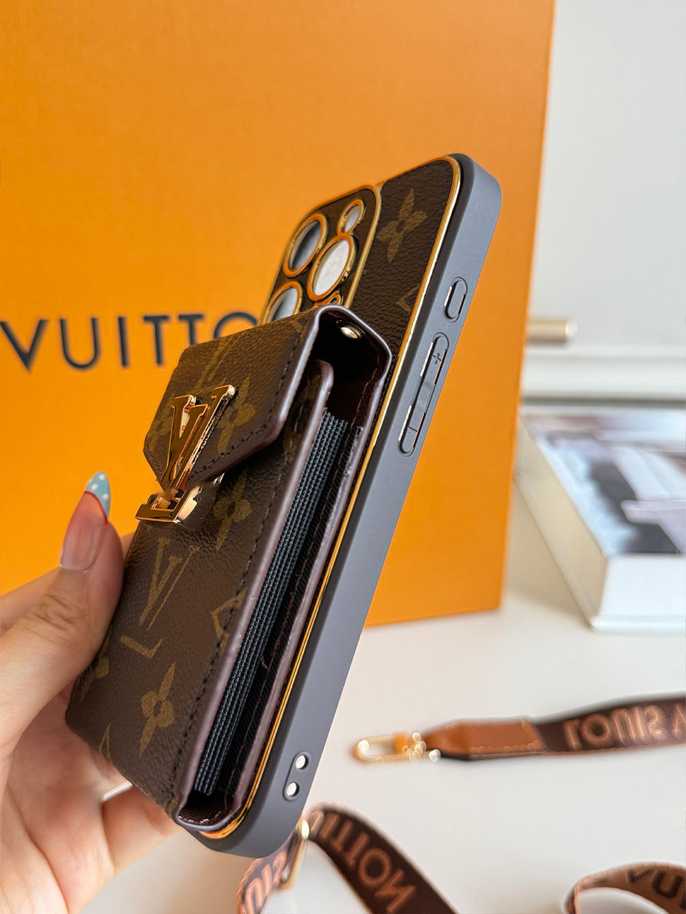 L series Phone case 1040| with card holder (subject to the video)