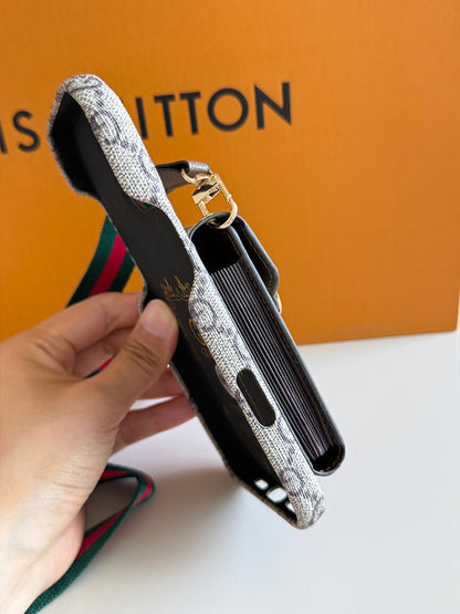 G series Phone case 1043 Beige | with card holder (subject to the video)