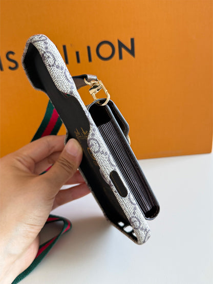G series Phone case 1043 Beige | with card holder (subject to the video)