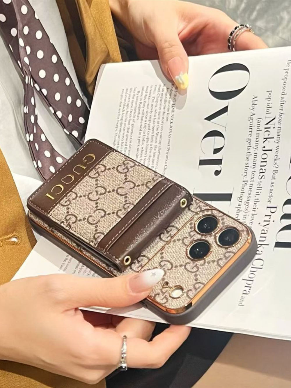 L series Phone case 1059 | with card holder (subject to the video)
