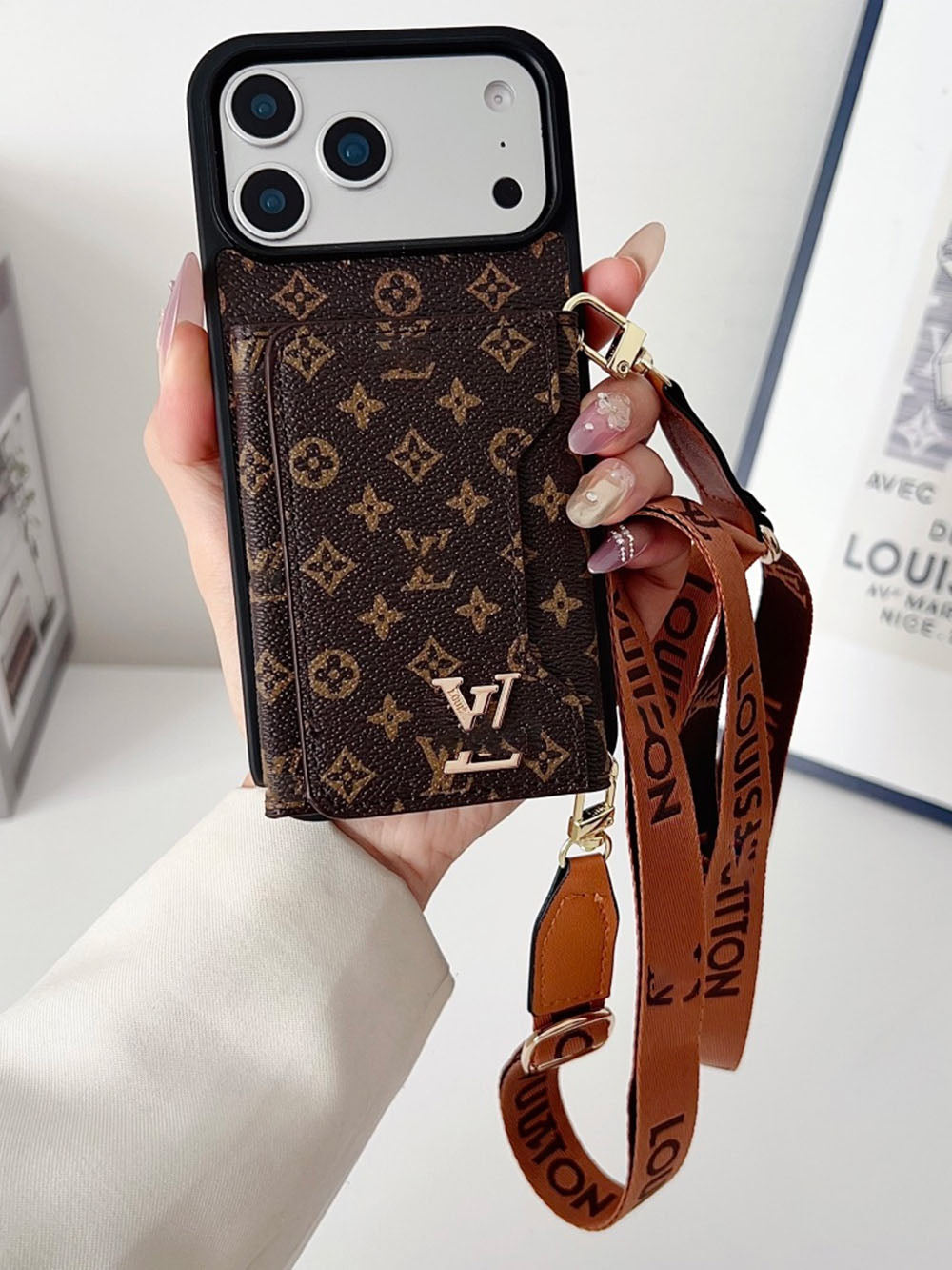 L series Phone case 1052 | with card holder (subject to the video)