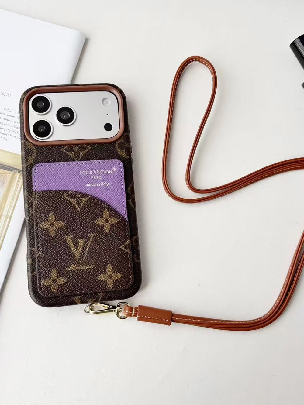L series Phone case 1066 | with card holder (subject to the video)
