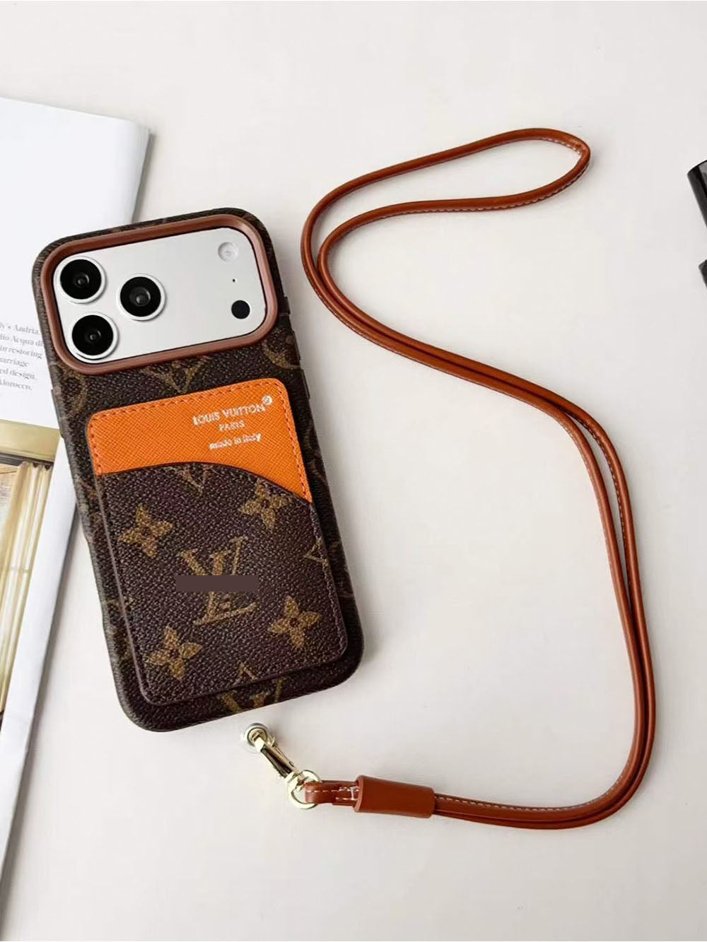 L series Phone case 1066 | with card holder (subject to the video)