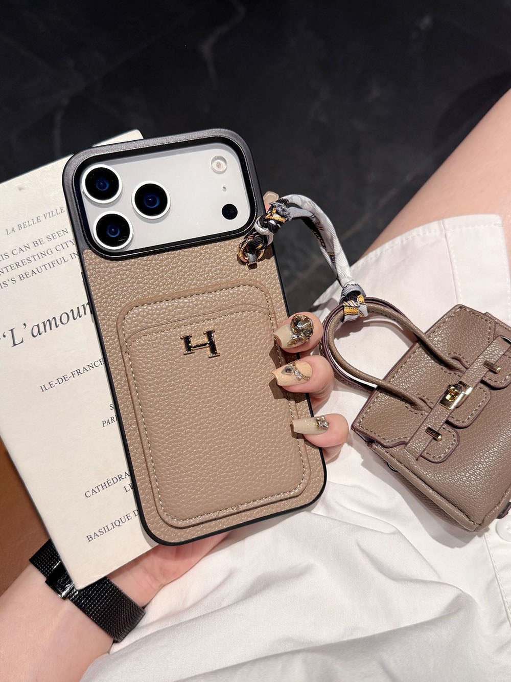 H series Phone case 1076 | with card holder (subject to the video)
