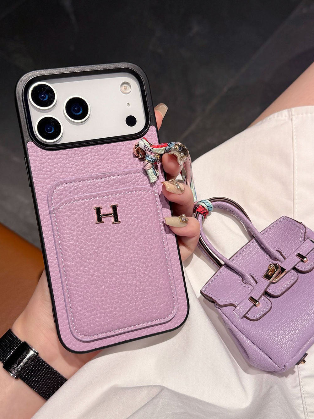 H series Phone case 1076 | with card holder (subject to the video)
