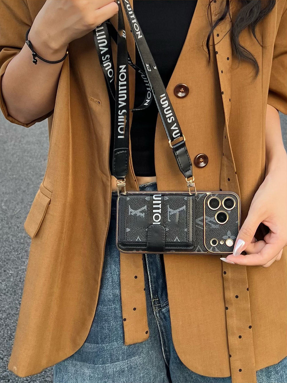 L series Phone case 1090 | with card holder (subject to the video)