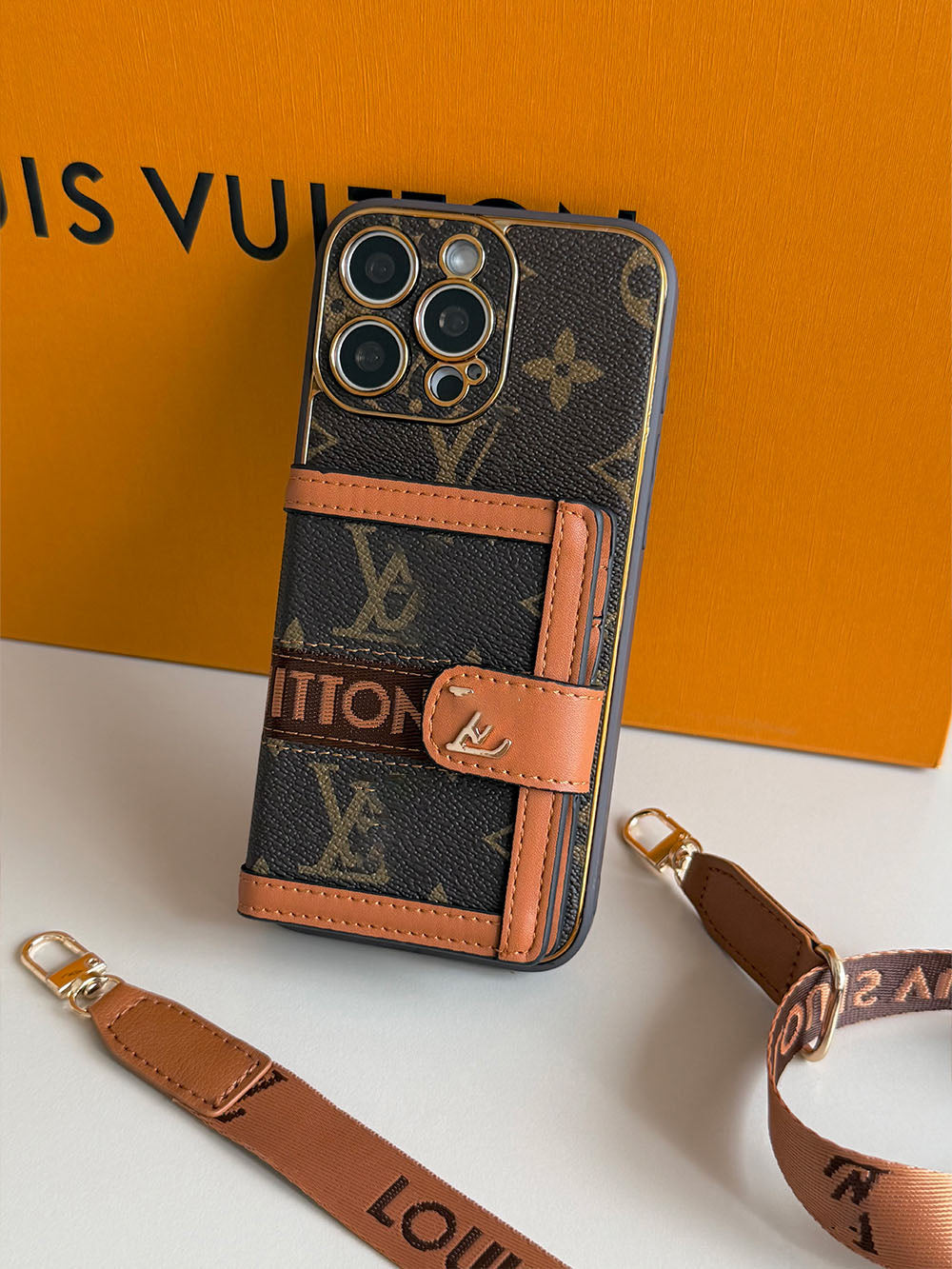 L series Phone case 1090 | with card holder (subject to the video)