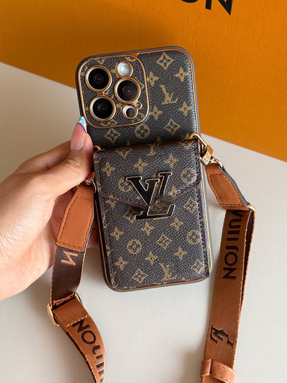 L series Phone case 1040-2| with card holder (subject to the video)