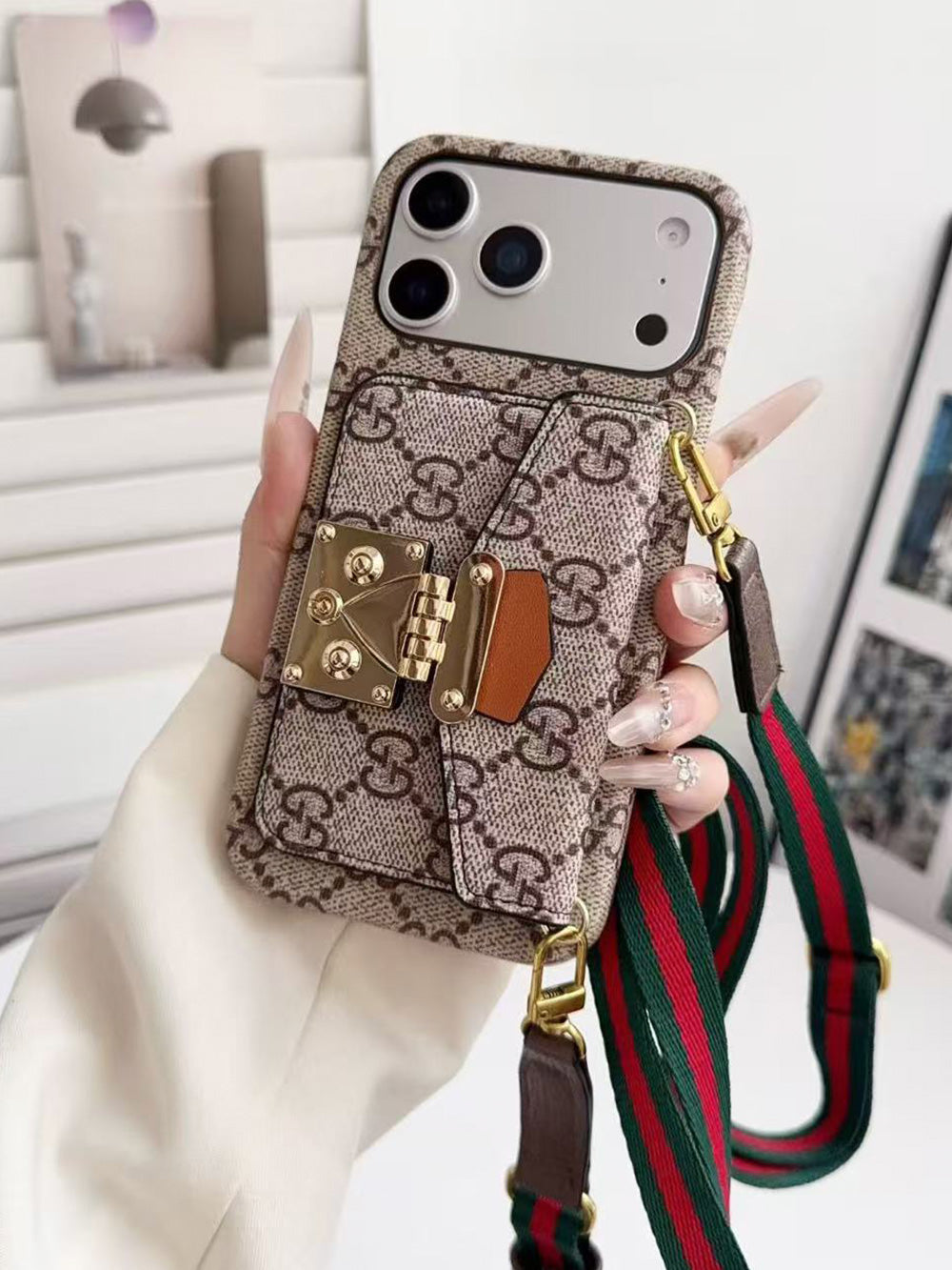 L series Phone case 1091 | with card holder (subject to the video)