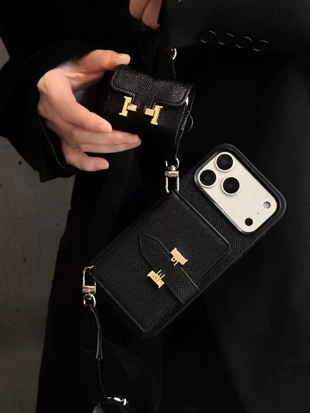 H series Phone case 1093 | with card holder (subject to the video)