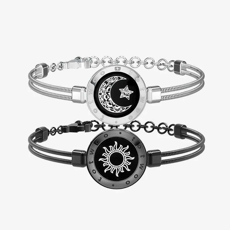 Sun & Moon Touch Bracelets| smart jewelry