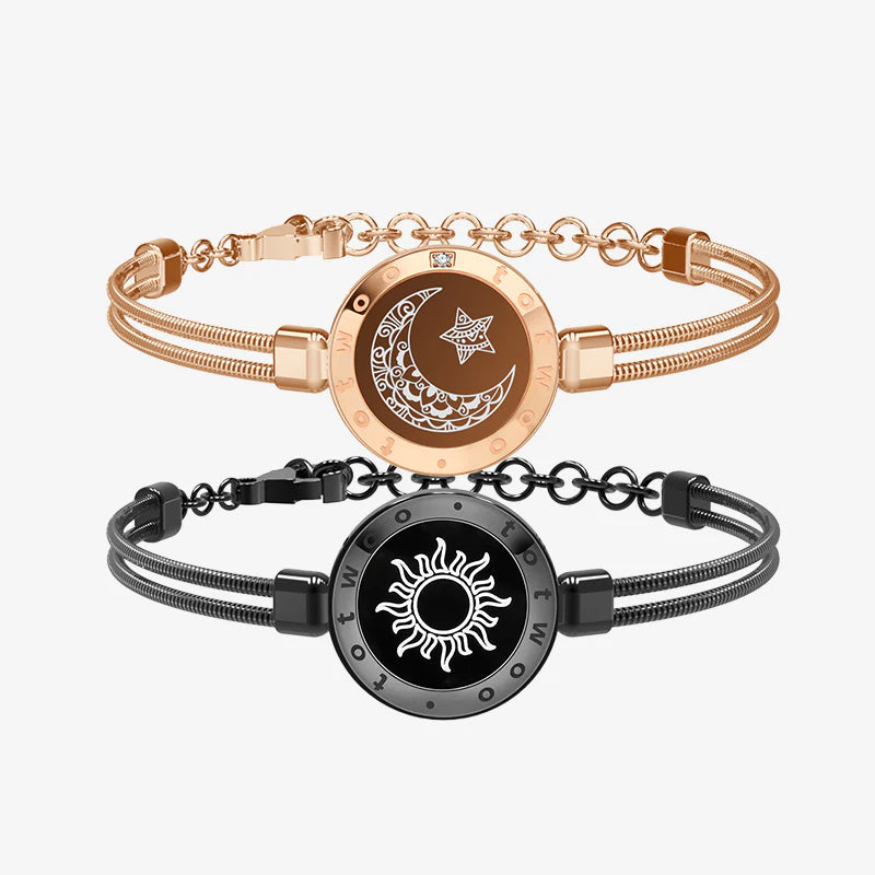 Sun & Moon Touch Bracelets| smart jewelry