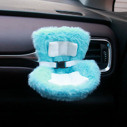 Labubu Plush Seat Decoration Set With Ventilated Safety Accessories (No Doll)