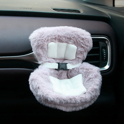 Labubu Plush Seat Decoration Set With Ventilated Safety Accessories (No Doll)